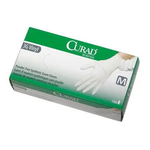 Medline Curad 3G Nonsterile Powder-free Latex Exam Gloves - Large