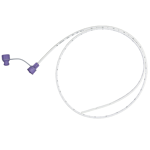 Vesco Medical 10 Fr, 36" Nasogastric Feeding Tube, Polyurethane, Single ENFit Port