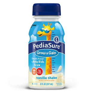 Pediasure Grow and Gain Vanilla Retail 8 oz. Bottle