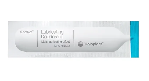 Coloplast Brava Lubricating Deodorant, Liquid, Sachet, 0.25 oz