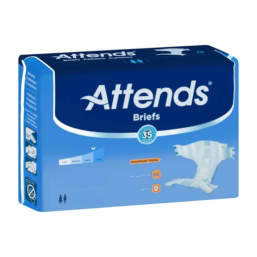 Attends DermaDry™ Advance Brief, Medium