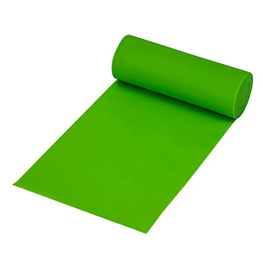 Val-u-Band Resistance Bands, Dispenser Roll, 50 Yds., Lime-Level 3/7, Latex-Free