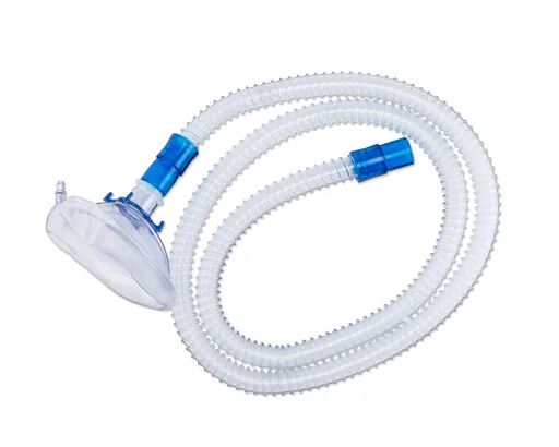 CircuitLife Cough Assist Smooth Bore Breathing Circuit and Mask, Adult, Large