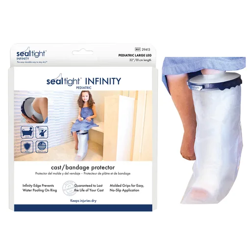 Brownmed Seal-Tight Infinity Cast Protector, Pediatric, 32" Large Leg