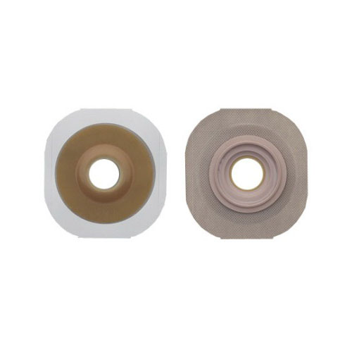 Hollister New Image Two-Piece Drainable Pouch, Convex, Pre-Cut, FlexWear Skin Barrier, 1" Stoma, 1-3/4" Flange, Green