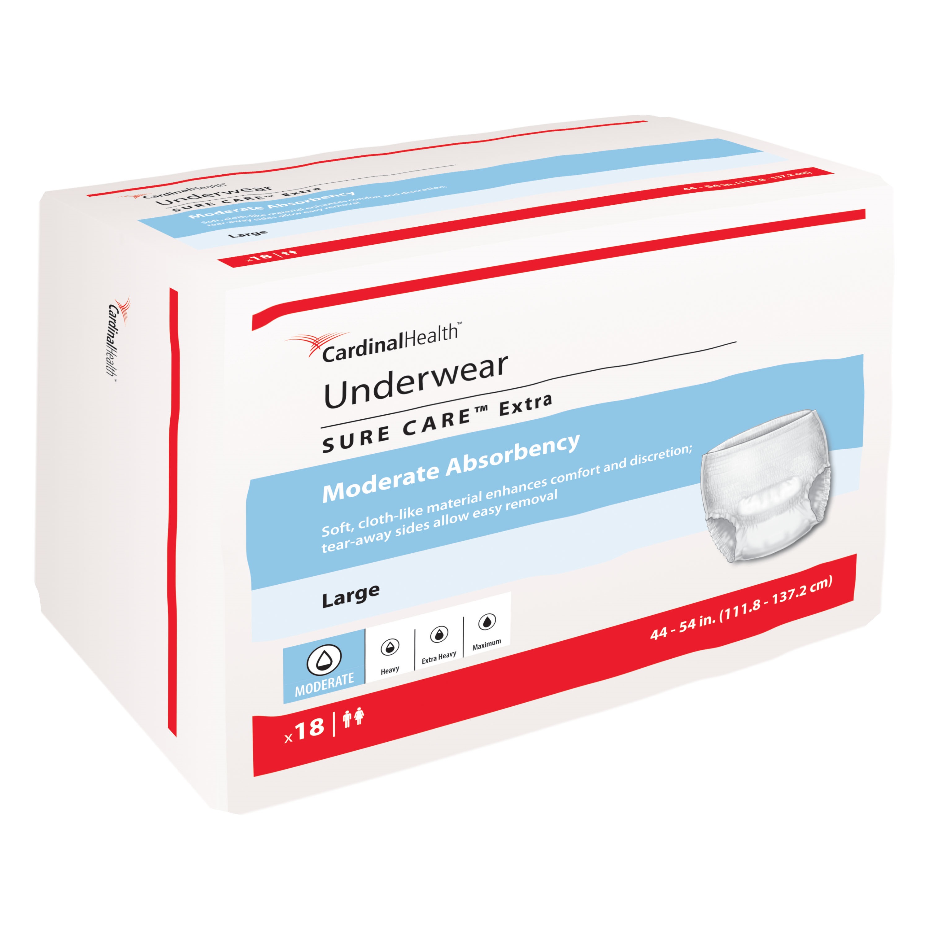Cardinal Health, Underwear, Sure Care™ Extra, Large, 44" - 54"