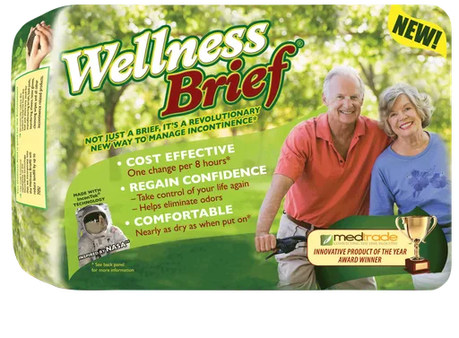 Wellness Brief Original Adult Diaper, Medium