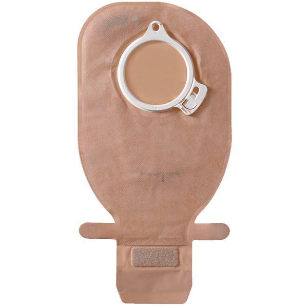 Coloplast Assura Two-Piece Drainable Pouch, Clip Closure, Opaque, 1/2" to 1-9/16" Stoma