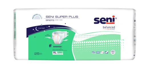 TZMO Seni Super Plus Briefs, Extra Large, 25 Count