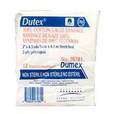 Derma Sciences Dutex Conforming Bandage, 2-Ply, 2" x 4-1/10 yds