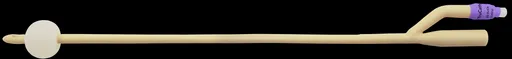 TruCath Silicone-Elastomer Coated Latex Foley Catheter, 2-Way, 22 Fr, 5 mL Balloon