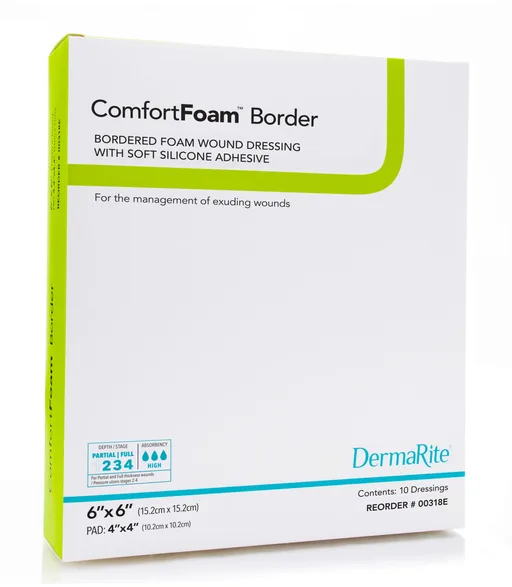 ComfortFoam Border Foam Wound Dressing