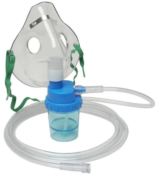 Allied Healthcare Adult Mask with Nebulizer and 7 ft Smooth Tubing