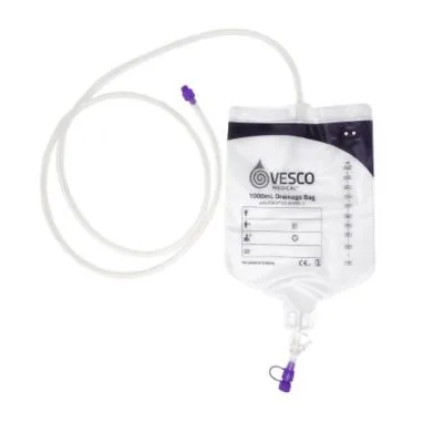 Vesco Medical 500mL PVC ENFit Drainage Bag