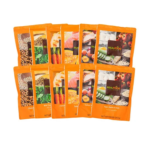Real Food Blends Tube-Fed Meals Variety Pack, Case of 12 Meals