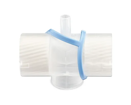 CircuitLife Tracheostomy HME T-Connector with O2 Port