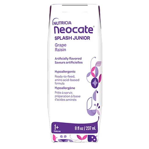 Nutricia Neocate® Splash Amino Acid Based Supplemental Formula, Grape Flavour, 8 oz