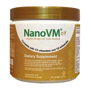 Solace Nutrition NanoVM Tube Feeding Vitamin and Mineral Supplement Soluble Powder 275g