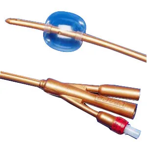 Kendall Dover 2-Way Silver-Coated Silicone Foley Catheter