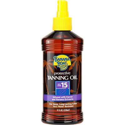 Banana Boat Protective Tanning Oil Spray with SPF 15 8 oz.