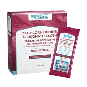 Sage Products 2% Chlorhexidine Gluconate Cloth