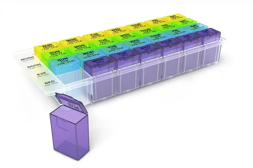 Ezy Dose Weekly 4x a Day Med-Control Tray