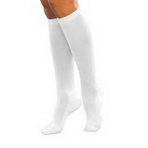 Sigvaris Cushioned Cotton Men's Knee High Compression Socks Medium Long, 20 to 30mm Hg Compression, Black, Closed Toe, Latex-free