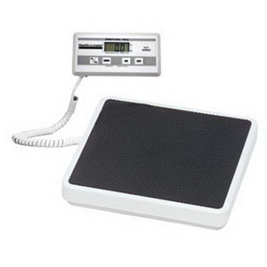 Pelstar LLC Professional Home Care Digital Floor Scale 400 lb Capacity, White, Durable Non-skid Platform Mat