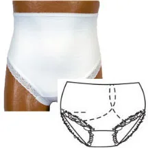 OPTIONS™ Ladies' Brief Basic with Cotton Crotch and Built-In Barrier/Support