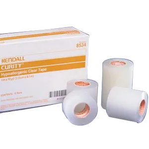 Curity Hypoallergenic Clear Tape