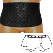 OPTIONS Ladies' Brief with Open Crotch and Built-In Barrier/Support