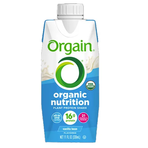 Orgain Organic Nutrition Plant-Based Shake, Sweet Vanilla Bean
