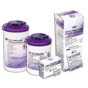 PDI Inc Super Sani-Cloth Germicidal Disposable Wipe Packets