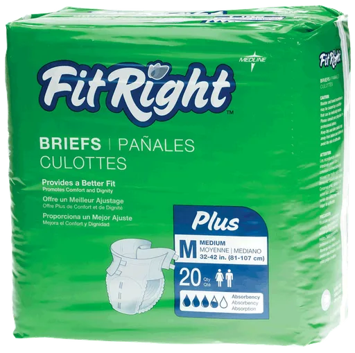 FitRight Plus Brief, Medium (32" - 42")