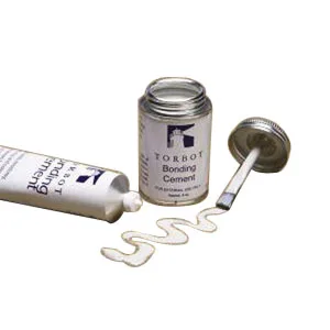Torbot Liquid Bonding Adhesive Cement with Brush in Cap, Latex 4 oz Can