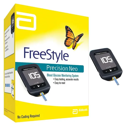 Abbott FreeStyle Precision Neo Blood Glucose Monitoring Meter Kit