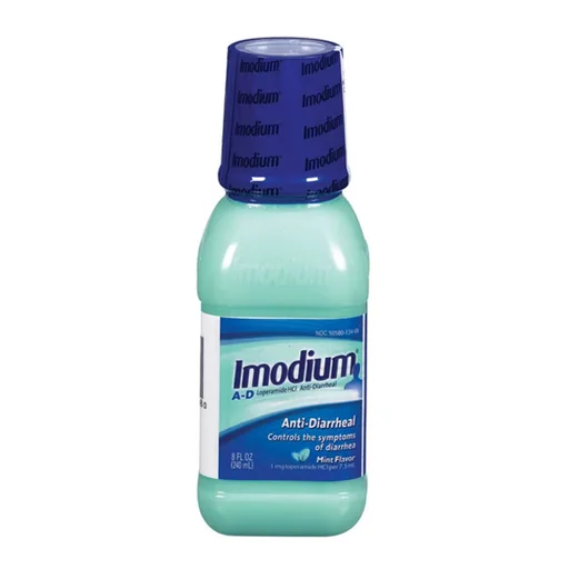 Johnson & Johnson Imodium Anti-Diarrheal Oral Solution, Mint Flavor, 8 oz