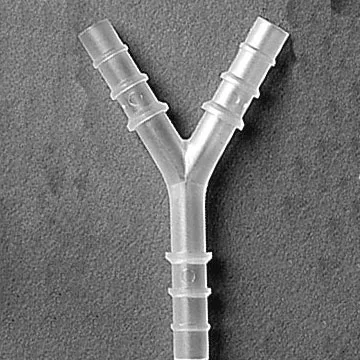 Cardinal Health "Y" Tubing Connector 1/4"