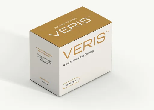 VERIS Collagen and Manuka Honey Dressing, 2" x 2"