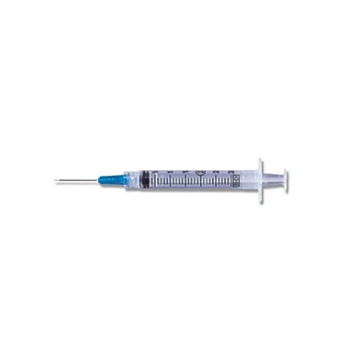 BD Luer-Lok Syringe with Detachable Needle, 23G x 1" 3mL