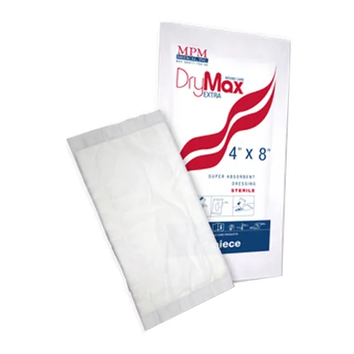 MPM Medical DryMax Extra Super Absorbent Dressing, 4" x 8"