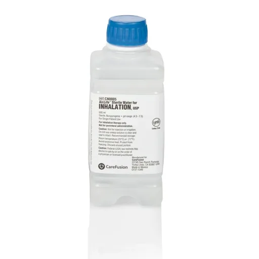 CareFusion AirLife Prefilled Nebulizer Sterile Water For Inhalation 500mL, USP