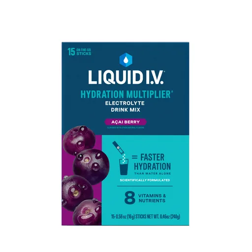 Liquid IV Electrolyte Drink Mix - Acai Berry