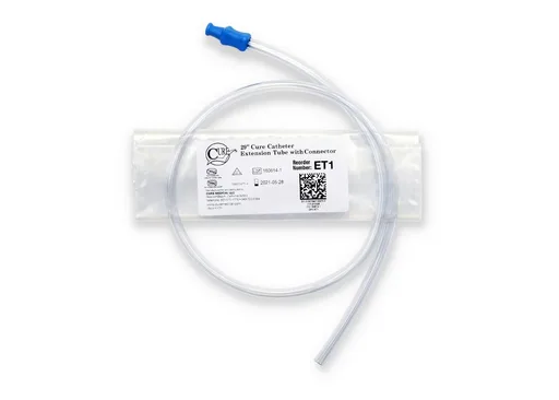 Cure Extension Tube, Universal, for Intermittent Catheters, 29"