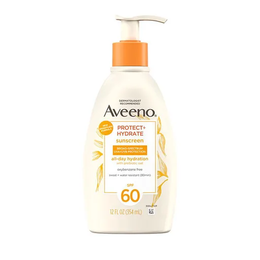 Aveeno Protect & Hydrate Sunscreen Body Lotion, SPF 60, 12 oz