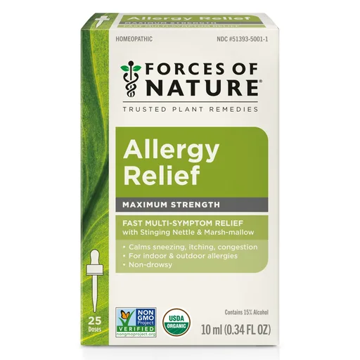 Forces of Nature Allergy Relief Maximum Strength
