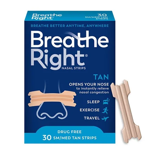 Breathe Right Tan Strips SM/MED 30 ct.