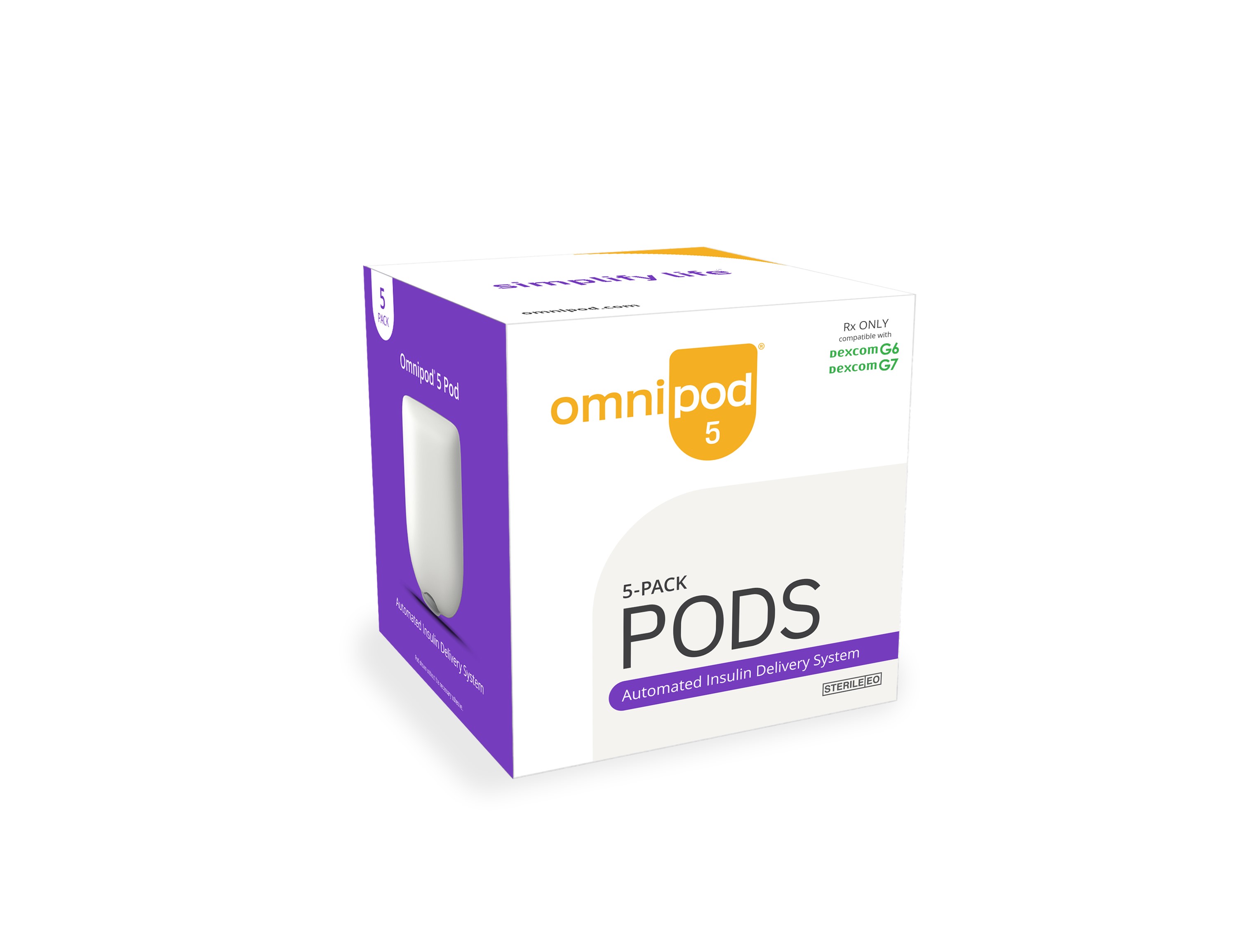 Omnipod 5 Pods, 5 pack
