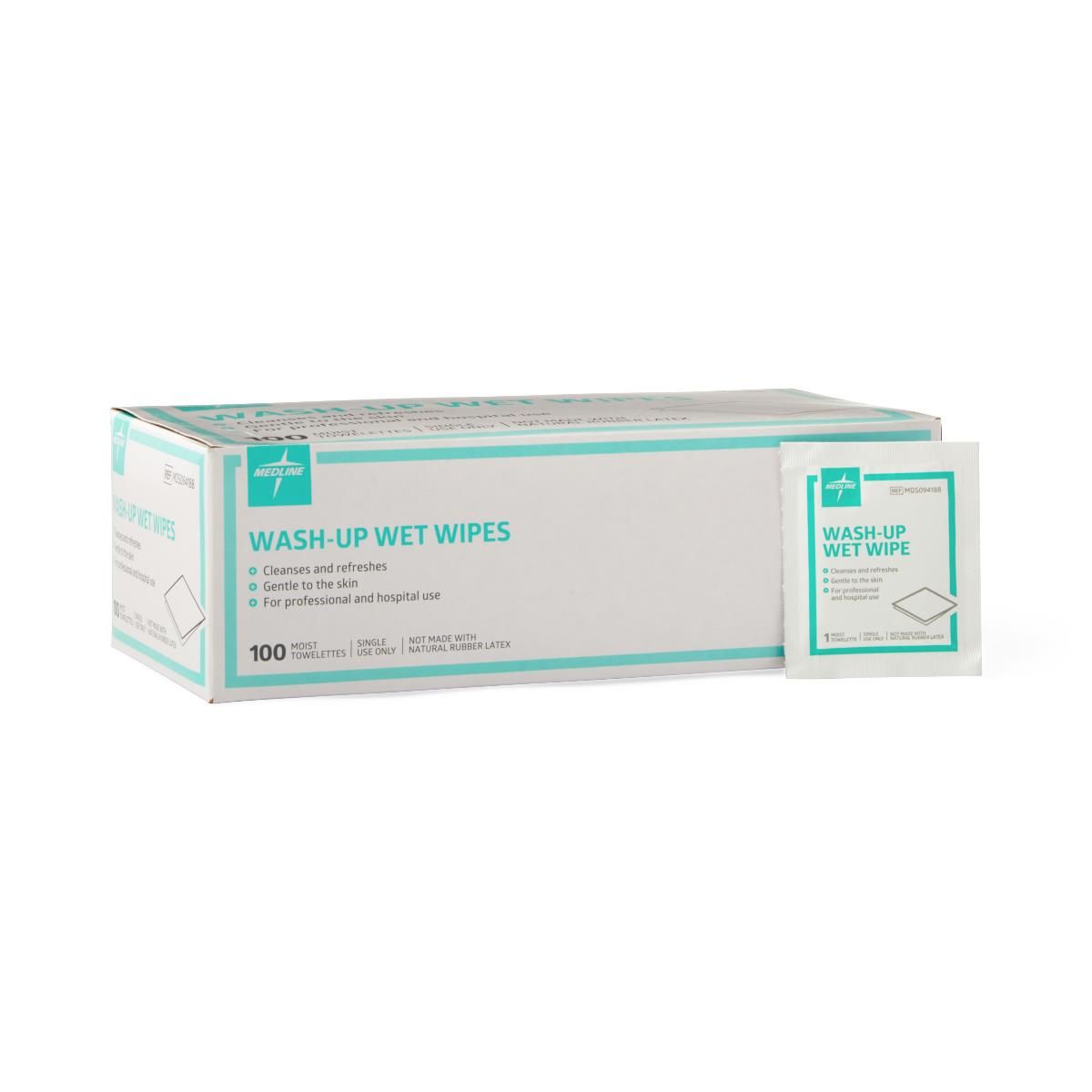Medline Industries Antiseptic and Cleansing Towelettes, 5" x 7"