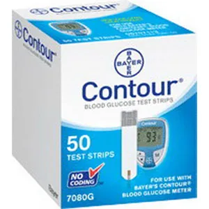Bayer Contour Microfill Blood Glucose Test Strip